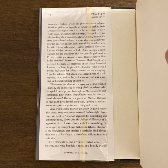 Crime & The Politics of Hysteria by David C. Anderson (hardcover) vintage, 1995 - Picture 2 of 6